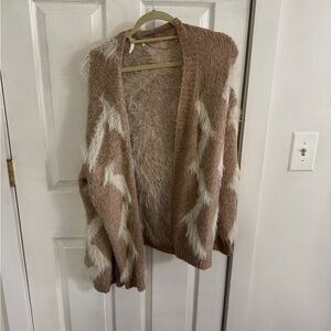 Cozy Brown and Cream Women's Sweater